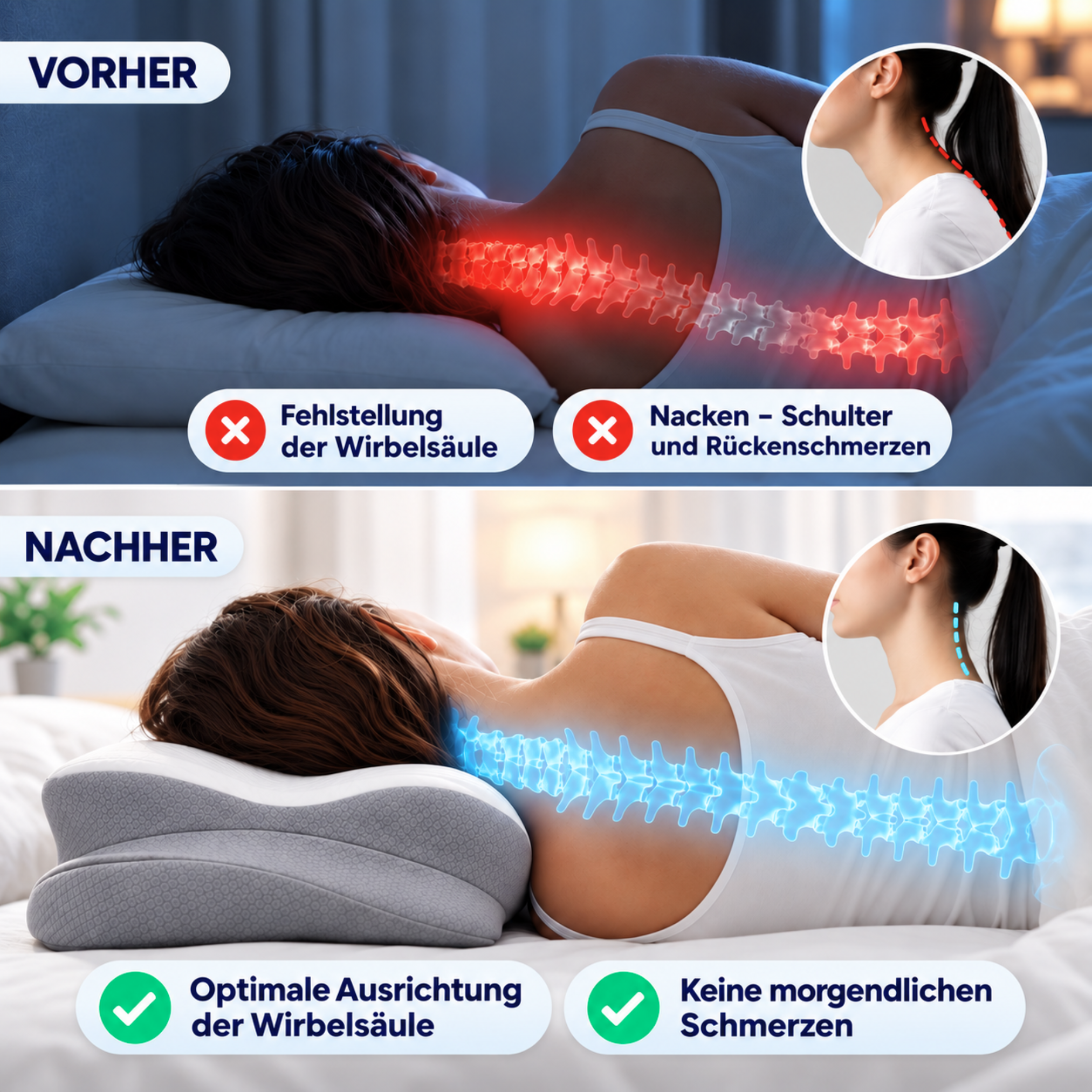 Das Nacken Therapiekissen