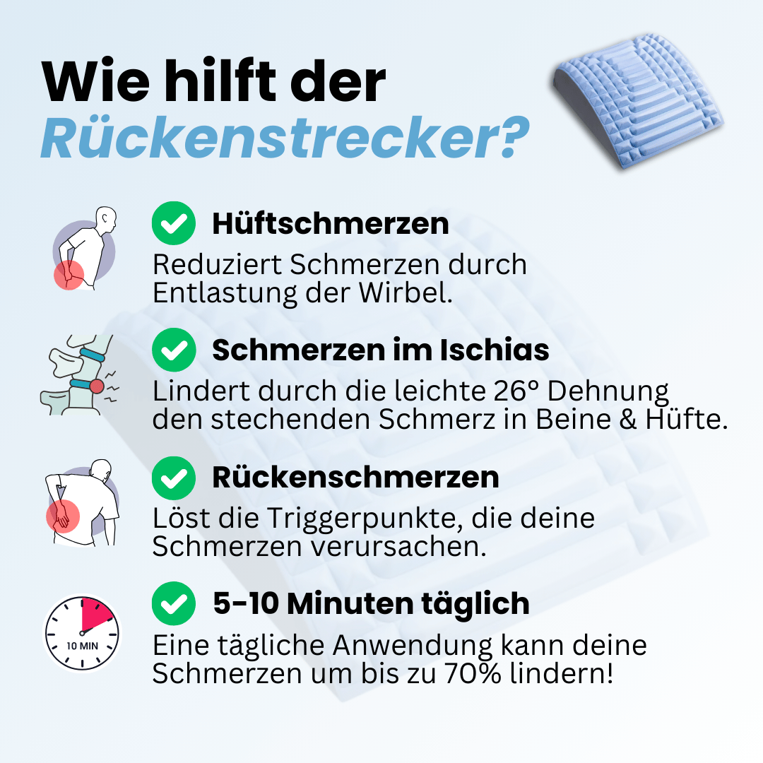 Ergonomischer Rückenstrecker